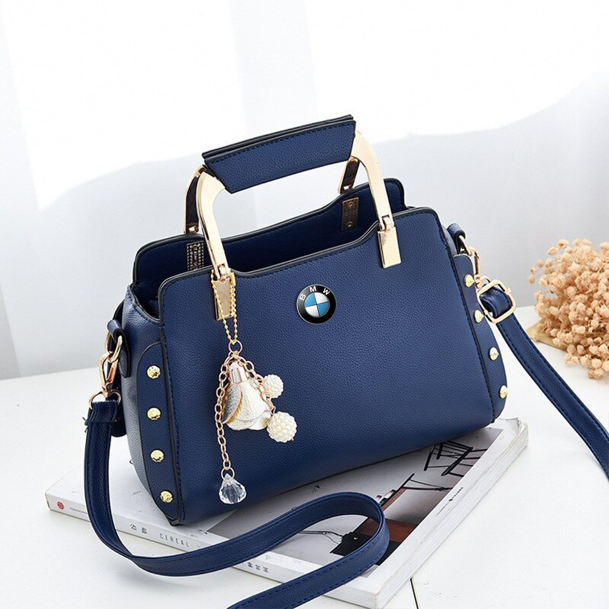 BMW Purses BMW Genuine Leather Ladies Handbag Tana Elegant