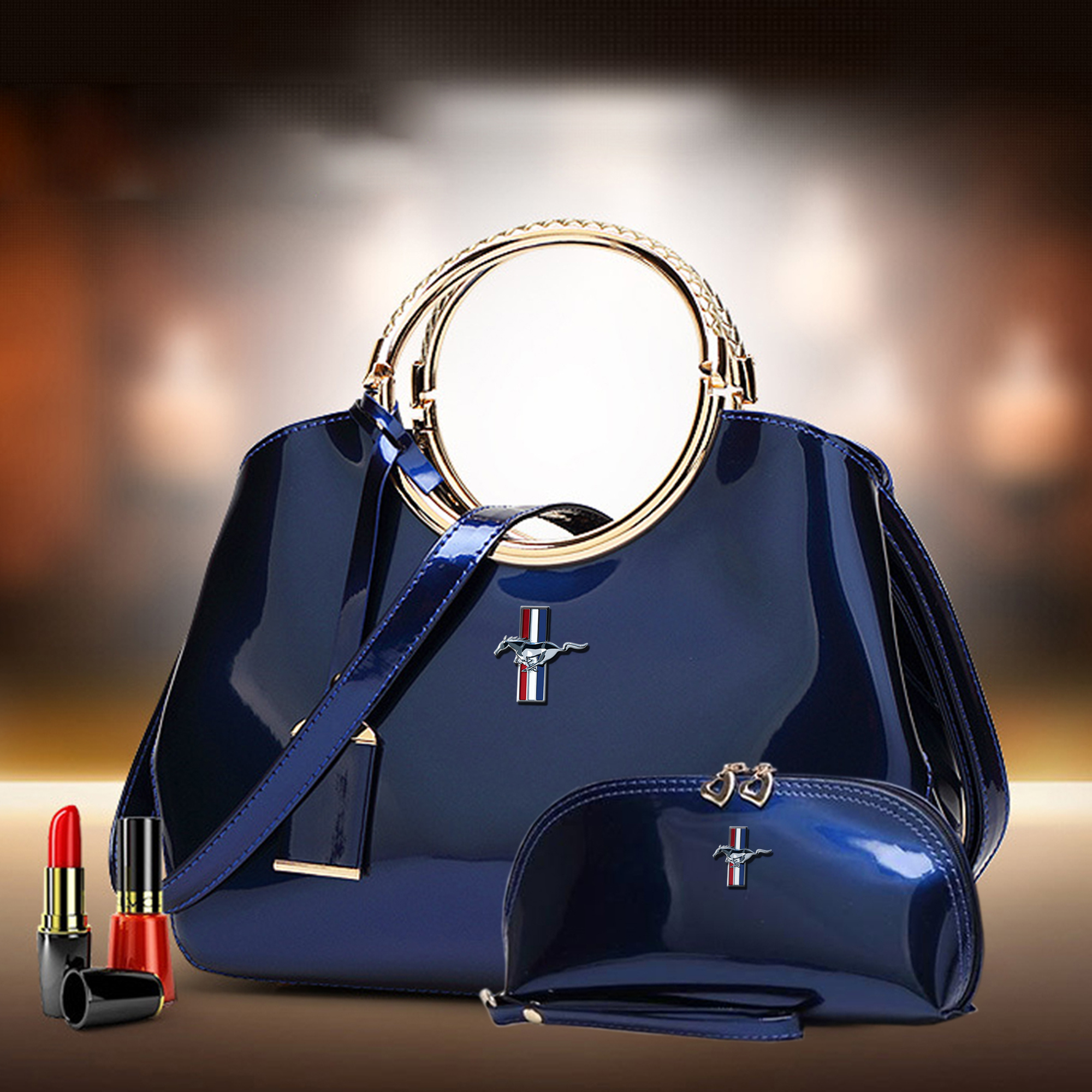Mustang Luxury Purses With Free Matching Wallets - Tana Elegant