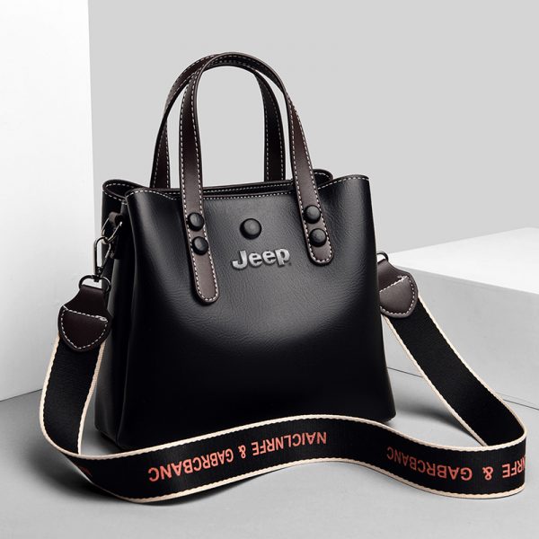 JEEP Crocodile Leather Handbag With Free Matching Wallet