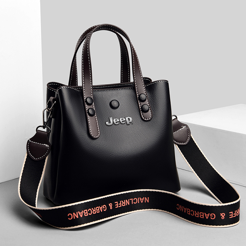  Jeep Iconic Logo Premium Tote Bag : Home & Kitchen