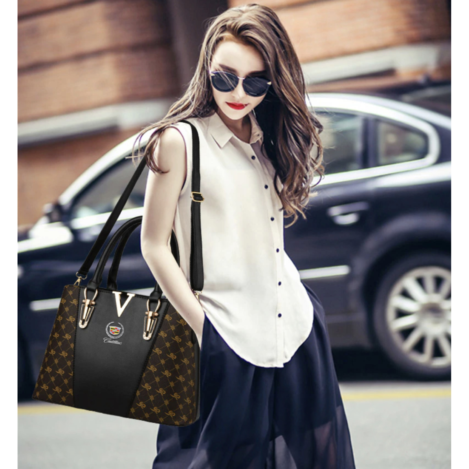 Cadillac Luxury Tote Bag Set Cadillac Women Handbags - Tana Elegant