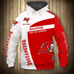 NFL Tampa Bay Buccaneers Camouflage Red Hoodie, Zip Hoodie 3D All