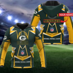 Green Bay Packers Baby Yoda 3D Hoodie V38 - Tana Elegant