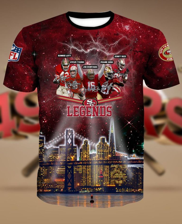 San Francisco 49ers Legends 3D All Over Print Shirt V26 - Tana Elegant