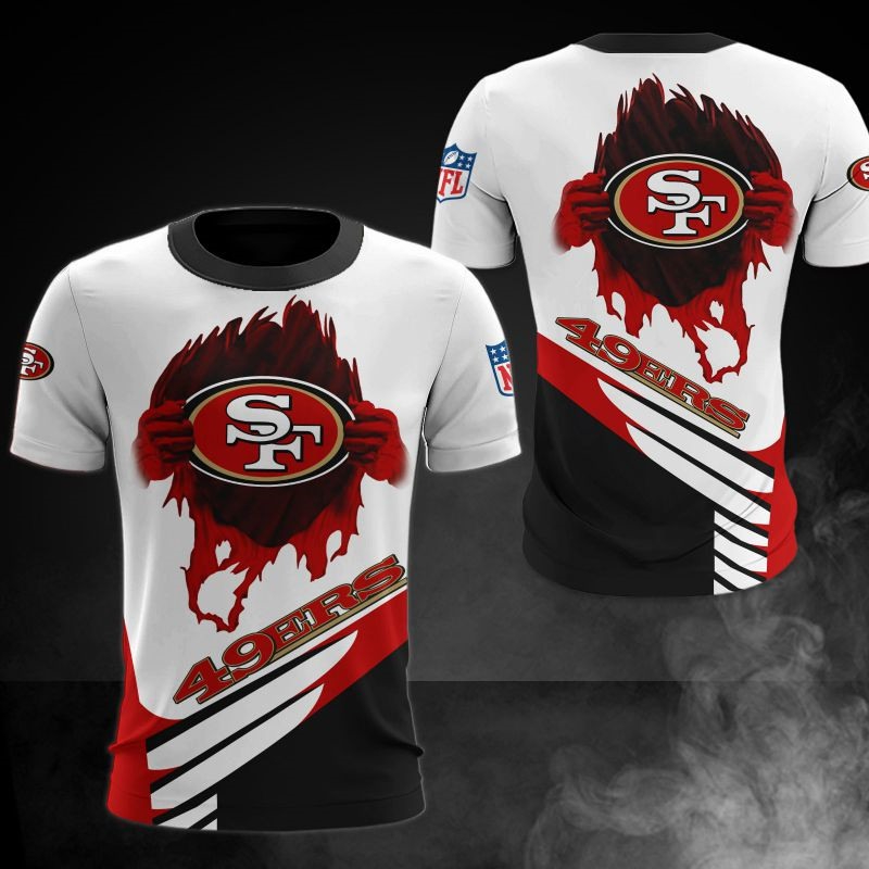 San Francisco 49ers T-shirt Cool Graphic V22 On Sale - Tana Elegant