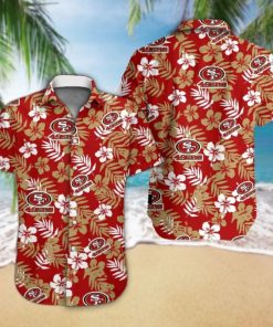 49ers hawaiian shirt, san francisco 49ers hawaiian shirt, 49ers aloha shirt, 49ers hawaiian, hawaiian 49ers shirt, niners hawaiian shirt
