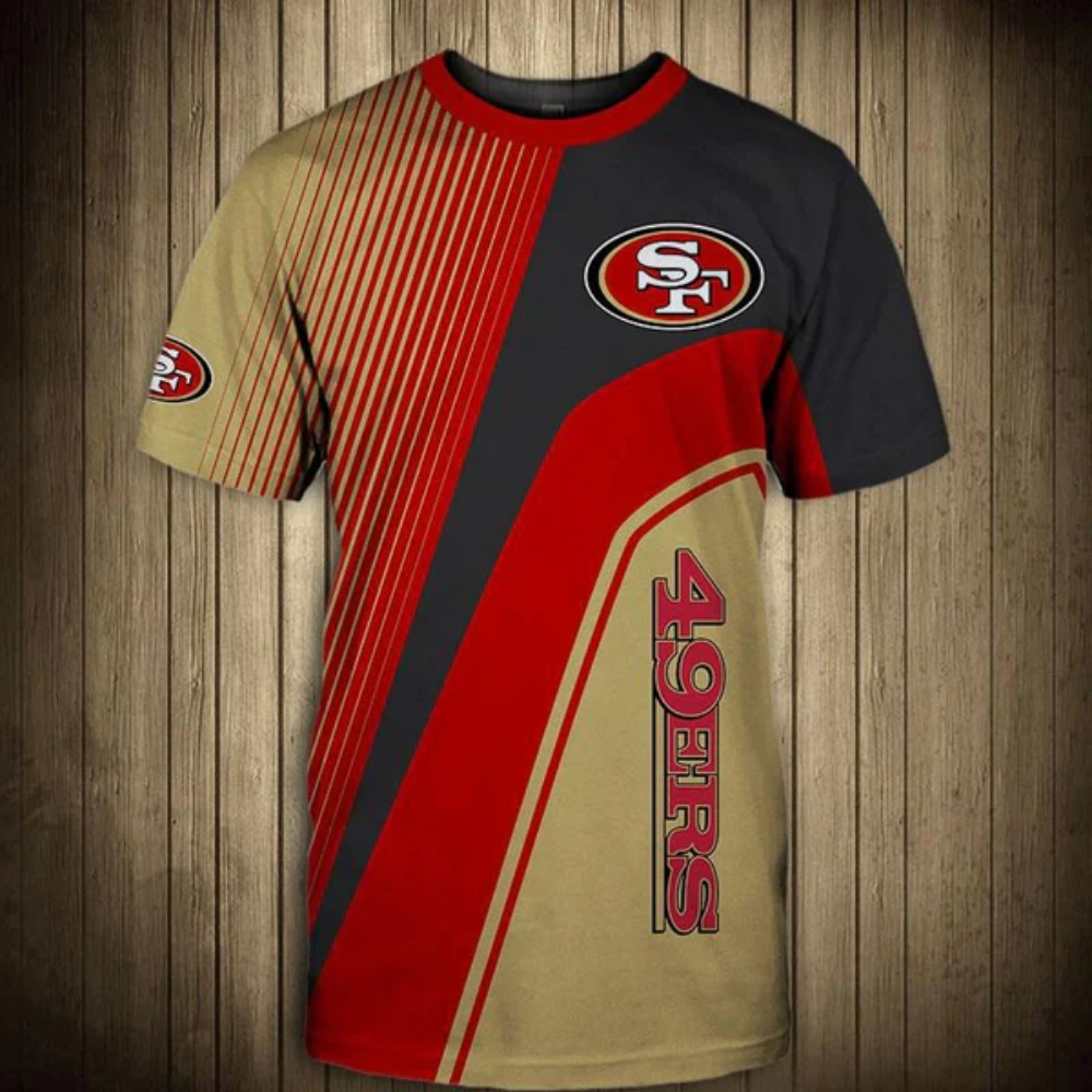 San Francisco 49ers T-shirt Cool Graphic V22 On Sale - Tana Elegant