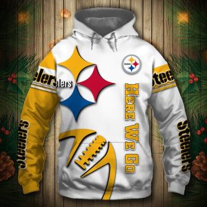 Pittsburgh steelers Hoodie Here We Go