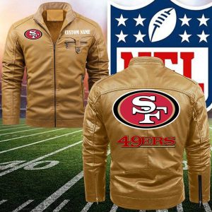 San Francisco 49ers Pilot Bomber Jacket V48 On Sale - Tana Elegant