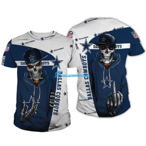 Dallas Cowboys Halloween Design Death T-Shirt V50 - Tana Elegant