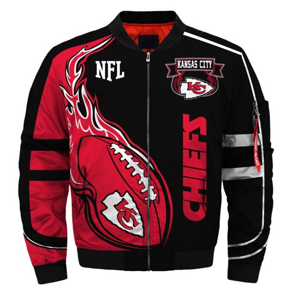 Kansas City Chiefs Bomber Jacket Winter Coat V52