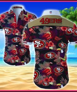 49ers hawaiian shirt, san francisco 49ers hawaiian shirt, 49ers aloha shirt, 49ers hawaiian, hawaiian 49ers shirt, niners hawaiian shirt