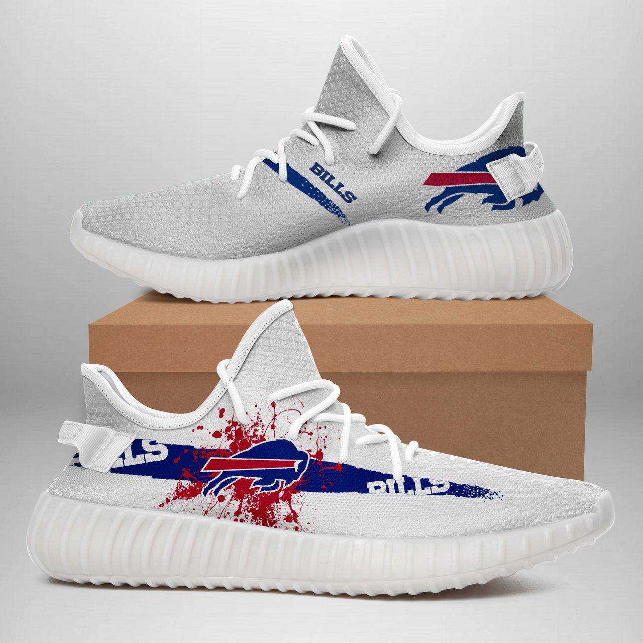 Buffalo Bills Sneakers Shoes Sport Teams Yeezy Boost V37 - Tana Elegant