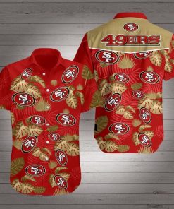 49ers hawaiian shirt, san francisco 49ers hawaiian shirt, 49ers aloha shirt, 49ers hawaiian, hawaiian 49ers shirt, niners hawaiian shirt