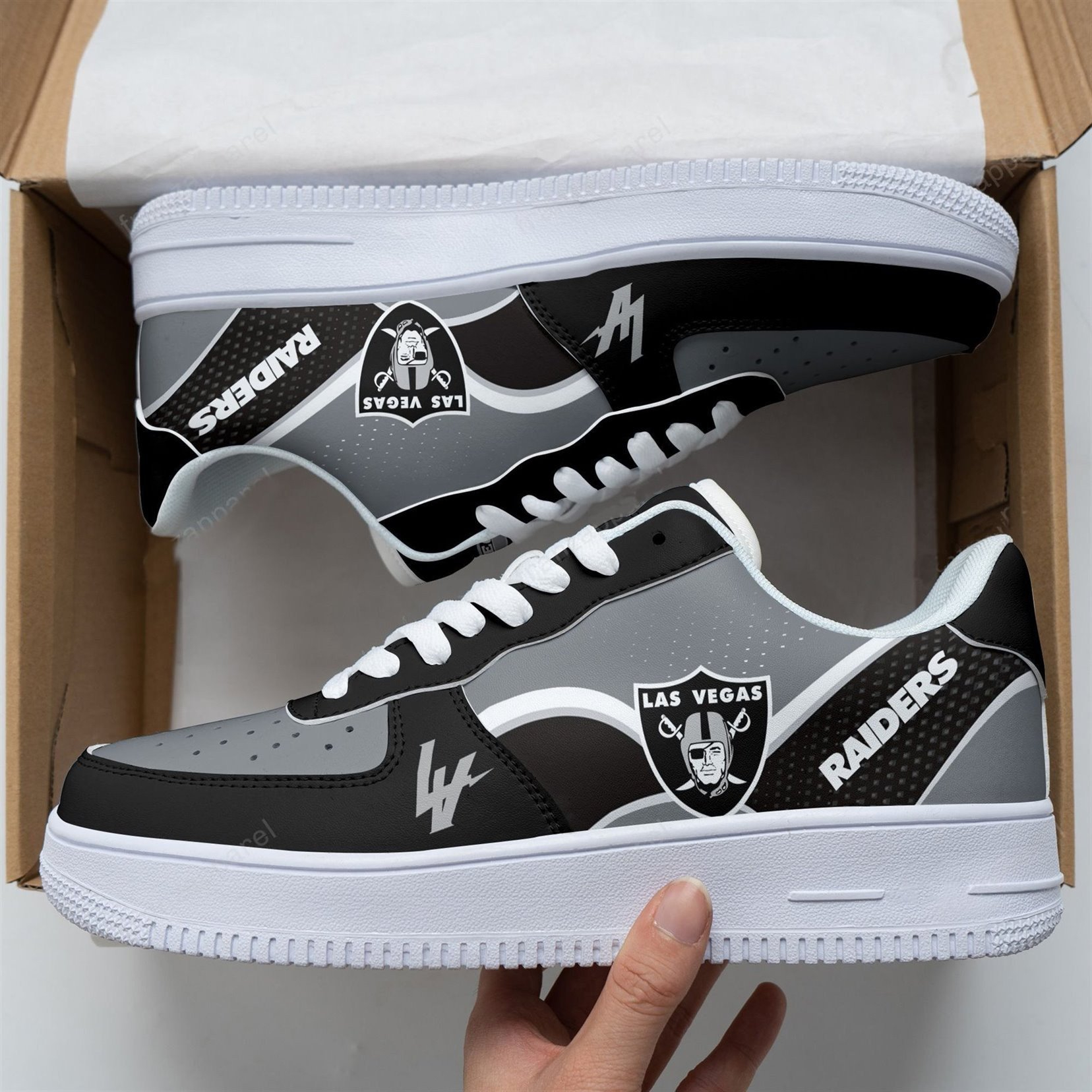 Oakland Raiders Air Force Football Shoes V40 On Sale - Tana Elegant