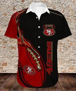 49ers hawaiian shirt, san francisco 49ers hawaiian shirt, 49ers aloha shirt, 49ers hawaiian, hawaiian 49ers shirt, niners hawaiian shirt