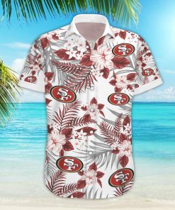 49ers hawaiian shirt, san francisco 49ers hawaiian shirt, 49ers aloha shirt, 49ers hawaiian, hawaiian 49ers shirt, niners hawaiian shirt