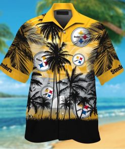 steelers hawaiian shirt, pittsburgh steelers hawaiian shirt, hawaiian steelers shirt, steelers aloha shirt, steelers tropical shirt, hawaiian pittsburgh steelers, steelers hawaiian