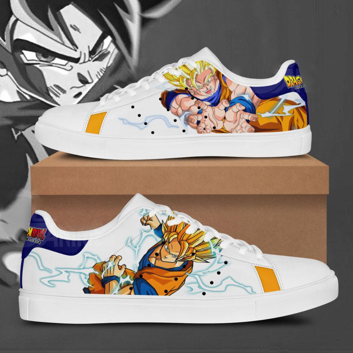 Goku Skate Shoes Dragon Ball Z Shoes V44 On Sale - Tana Elegant