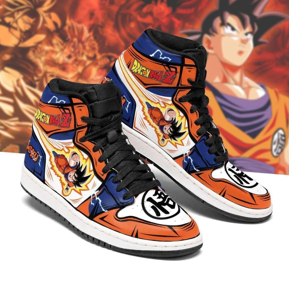 Goku Jordan Shoes Custom Ball Z Shoes V02 - Tana Elegant