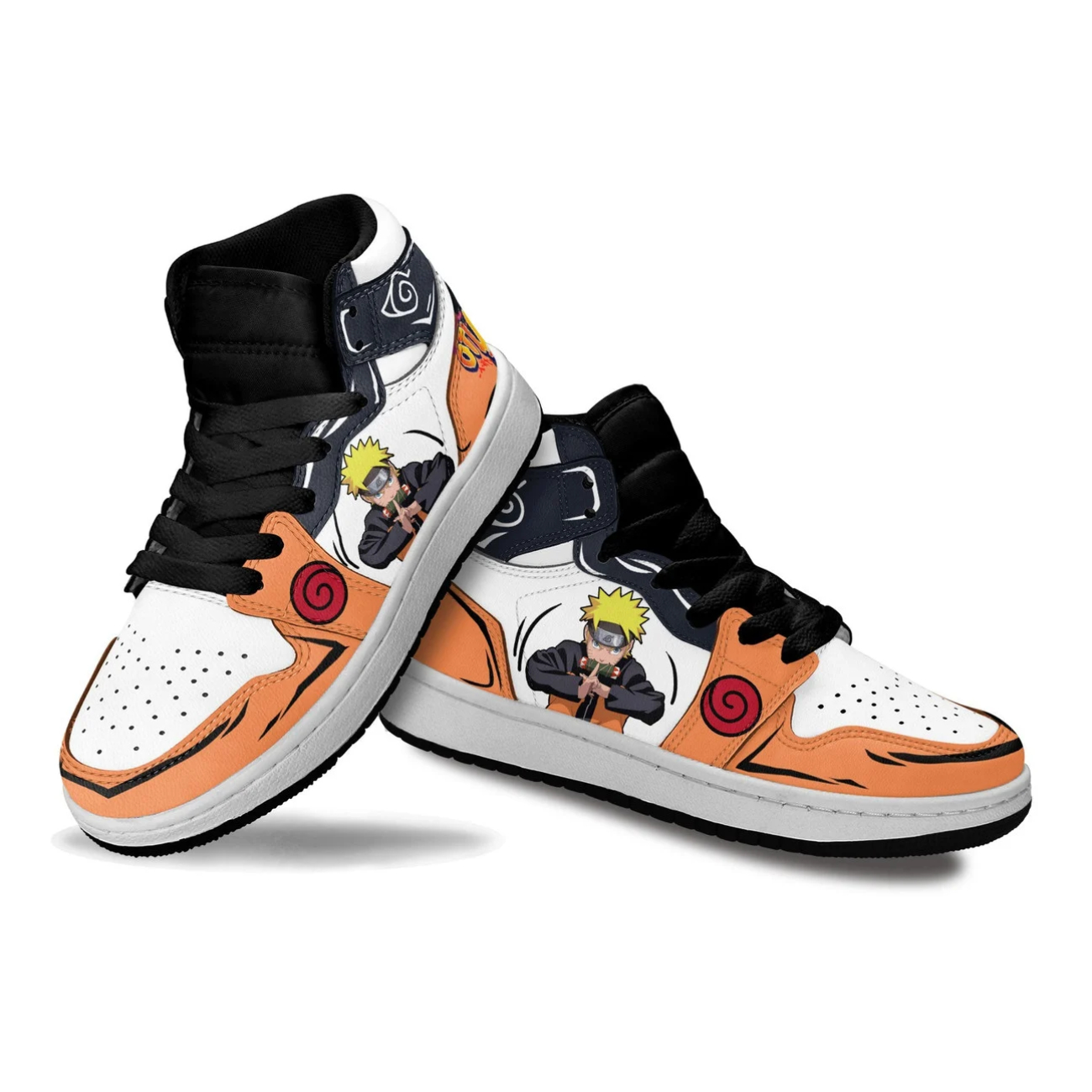 Naruto Uzumaki Kid high top custom shoes – Shoo Store