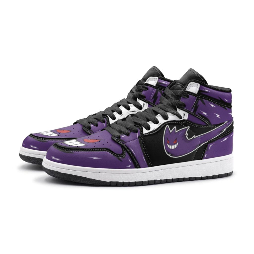 Gengar Shoes Air Jordan 1 Custom PKM Shoes V19 – Tana Elegant