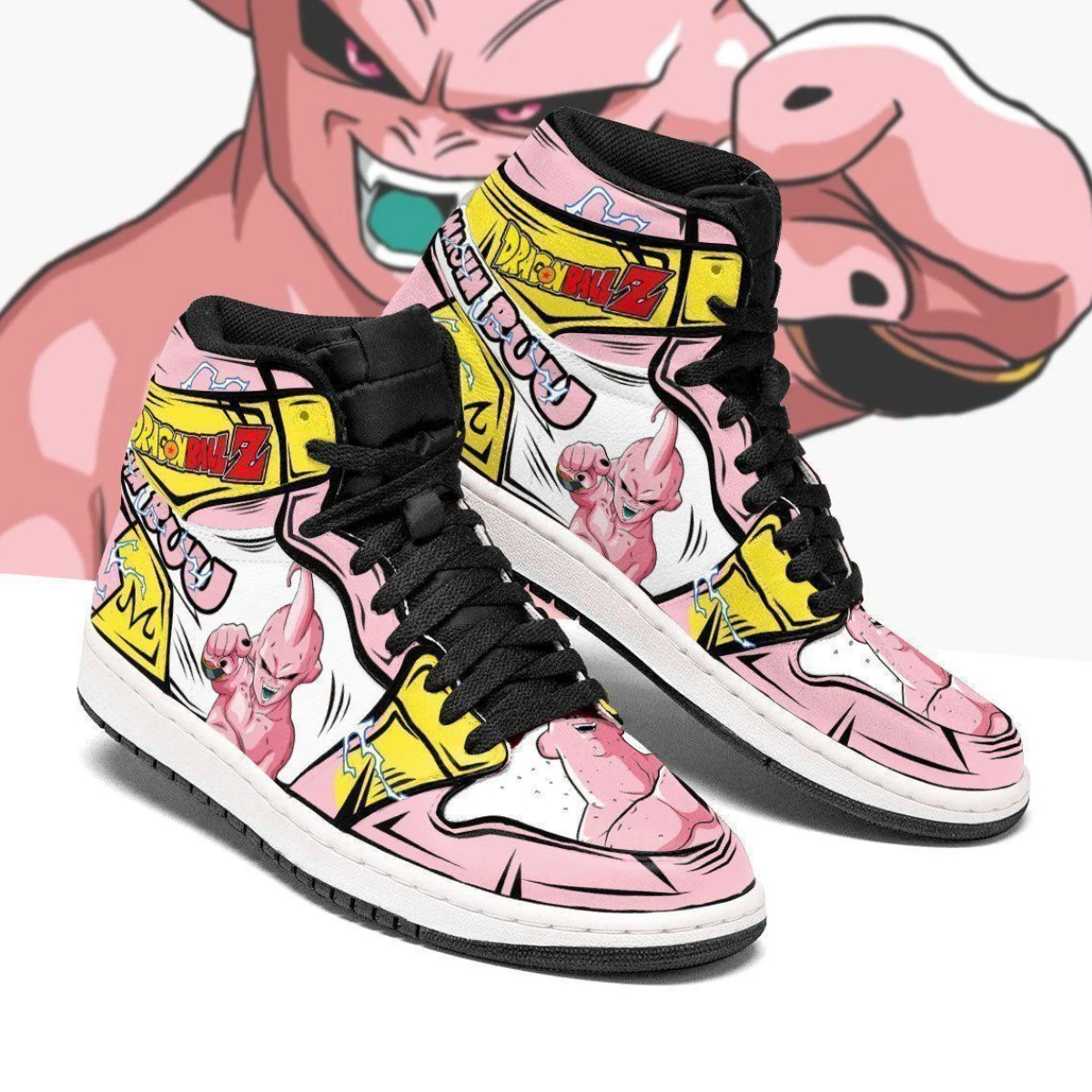 Skinny Majin Buu Shoes Custom Dragon Ball Shoes V56 Tana Elegant