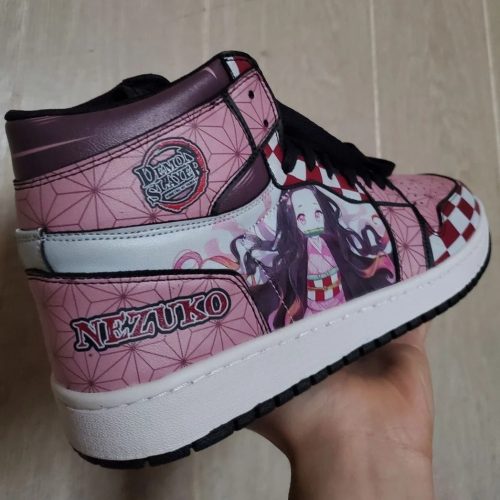 Nezuko Kamado Shoes Air Jordan 1 Demon Slayer Shoes V53 photo review
