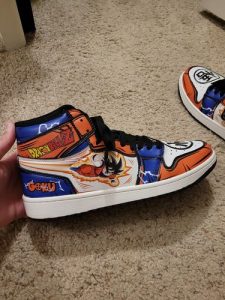 Goku Air Jordan Shoes Custom DBZ Shoes V02 photo review