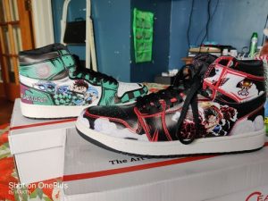 One Piece Luffy Snakeman Gear 4 Air Jordan OP Shoes V52 photo review