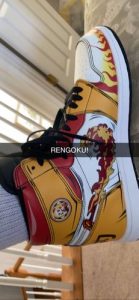 Rengoku Shoes Demon Slayers Jordan 1 Sneakers V55 photo review