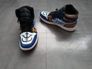 Vegeta Shoes Saiyan Air Jordan Dragon Ball Super Shoes V01 photo review