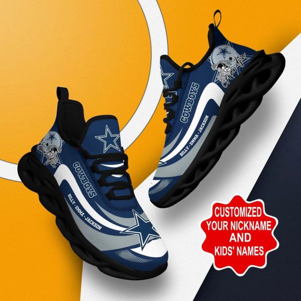 Dallas Cowboys Shoes Fashion Custom Name Shoes V38