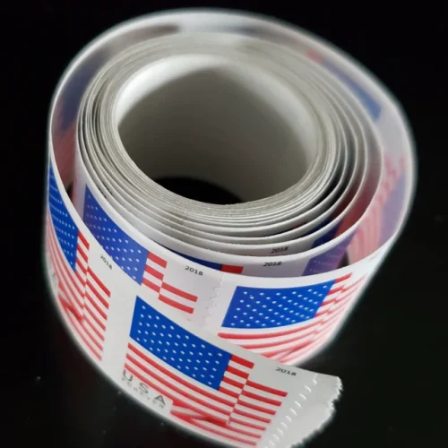 100 Forever Stamps 2017 U.S Flag Stamps Coil of 100 PCS/Roll photo review