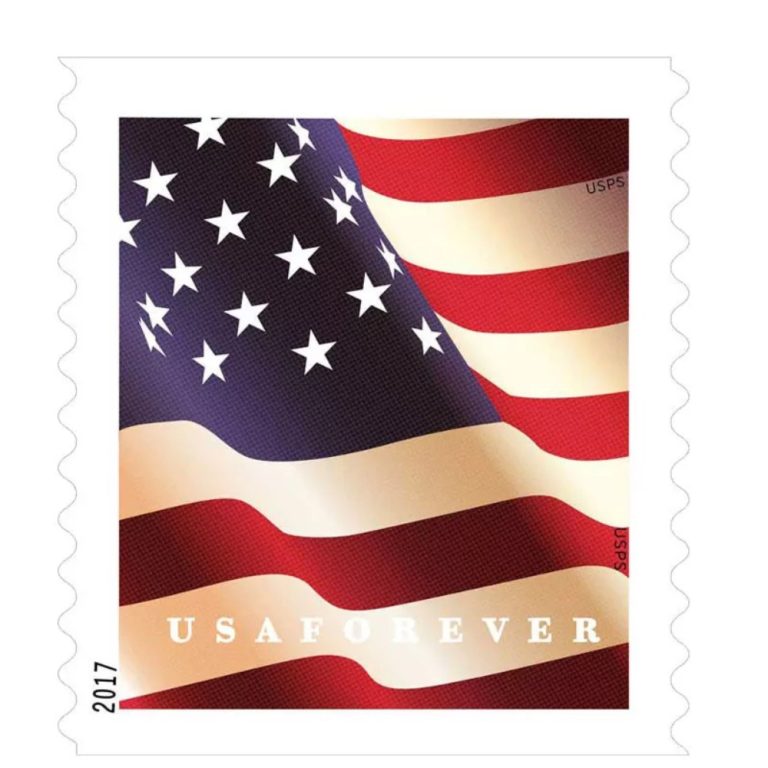 Forever Stamps 2017 U.S Flag USPS Stamps Coil of 100 PCS/Roll Tana