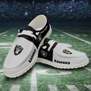 Las Vegas Raiders Personalized Name NFL Air Jordan 4 Trending Sneaker  Unique Gift For Fans Men Women