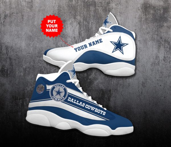 Dallas Cowboys Shoes Air 13 All Over Print V12