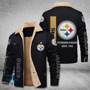 Leather cheap jacket nfl