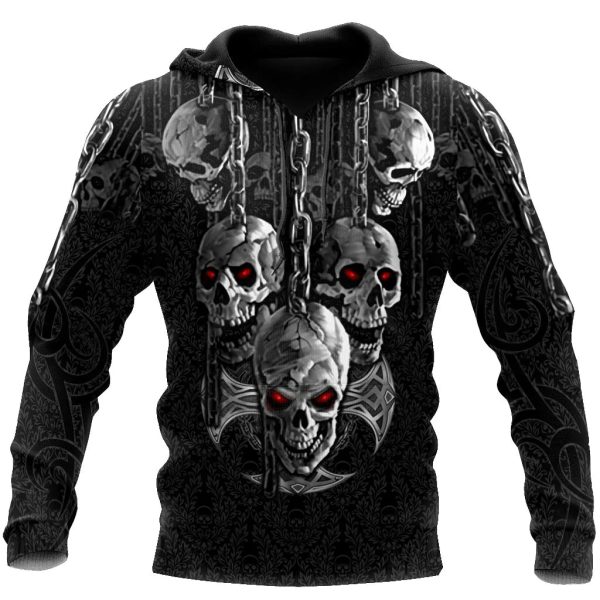 Dark Art Skull T-Shirt Hoodie Sweatshirt V23