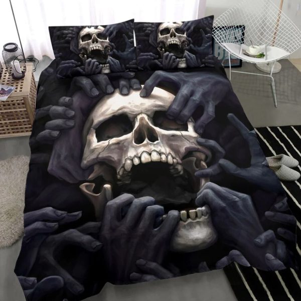 Dark Skull Graphics Skull Bedding Set & Pillow Covers