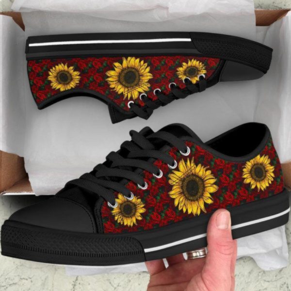 Sunflower Shoes Rose Low Top Shoes For Men & Women V05