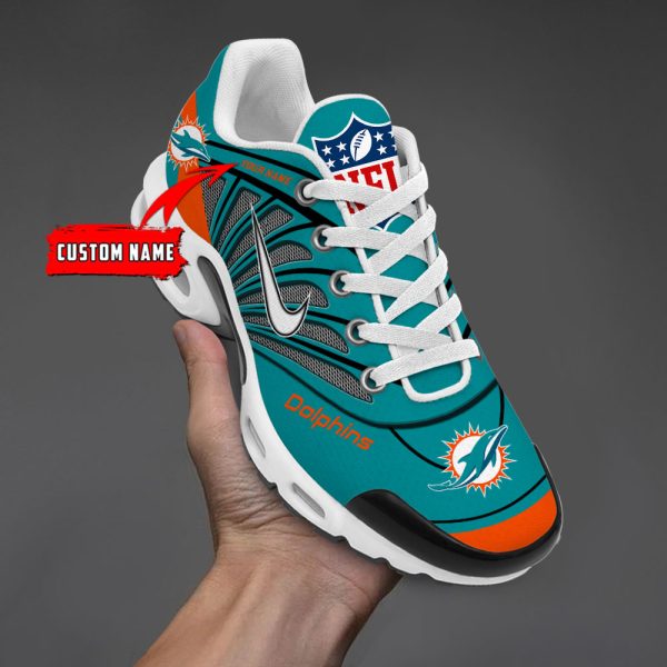 Customize Your Name with  Miami Dolphins Ver 39 Sport Shoes