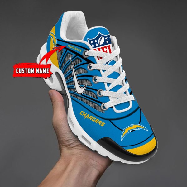 Customize Your Name with Los Angeles Chargers Ver 39 Sport Shoes