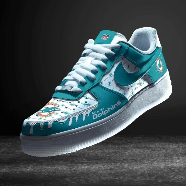 Miami Dolphins Shoes AF1 Perfect Gift For Fans V11