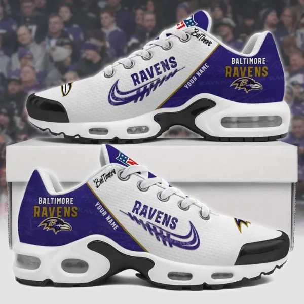 Customize Your Name with Baltimore Ravens Ver 28 Sport Shoes NF