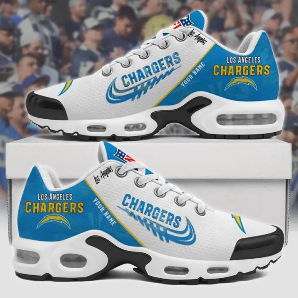 Customize Your Name with Los Angeles Chargers Ver 28 Sport Shoes NF