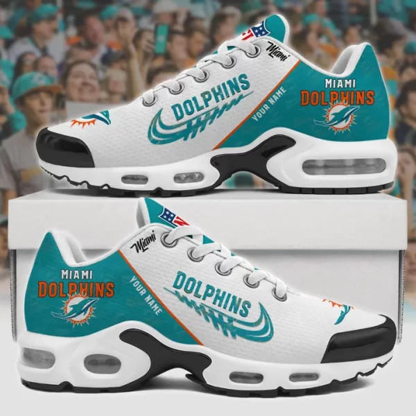 Customize Your Name with Miami Dolphins Ver 28 Sport Shoes NF