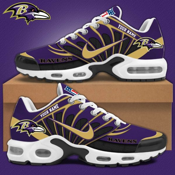 Customize Your Name with Baltimore Ravens Ver 40.1 Sport Shoes