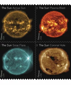 Forever Stamps Sun Science 2021 Stamps Coil of 100 PCS/Roll