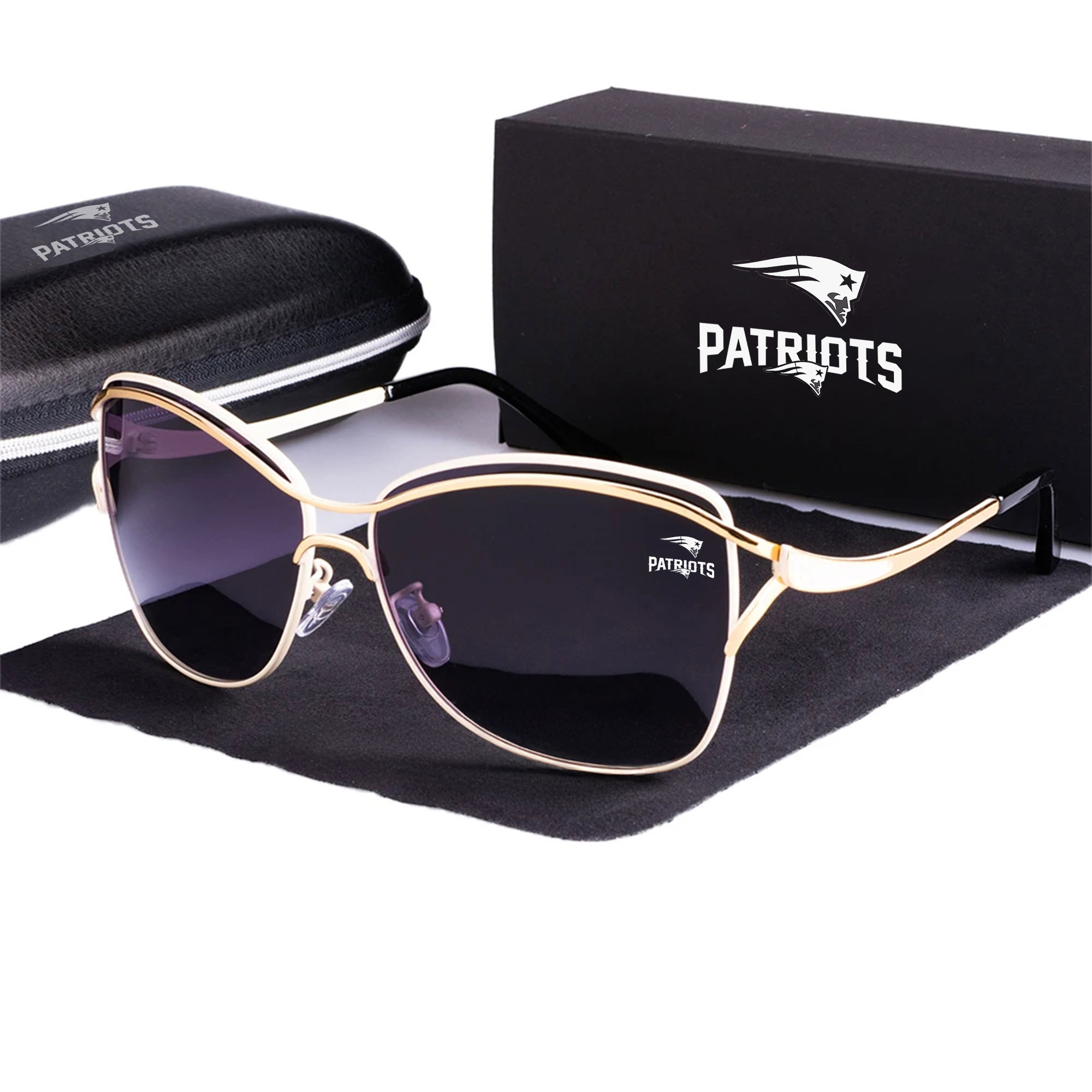 New England Patriots Women’s Polarized Sunglasses Luxury Fashion VS 44 NF - Image 2